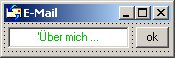 Pers�nliche Infos und E-Mail Adresse.